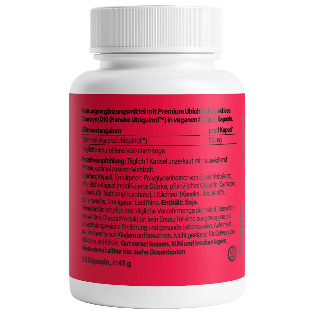 Zein Pharma Ubiquinol Coenzima Q10 50 mg - 60 Cápsulas