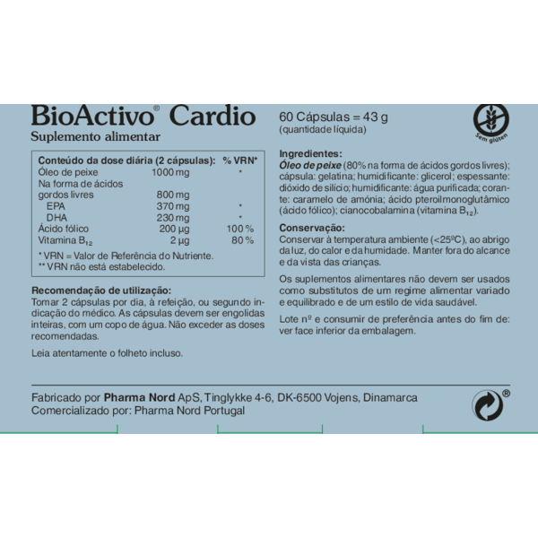 BioActivo Cardio - 60 Cápsulas