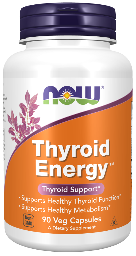 NOW Thyroid Energy - 90 Cápsulas Veg