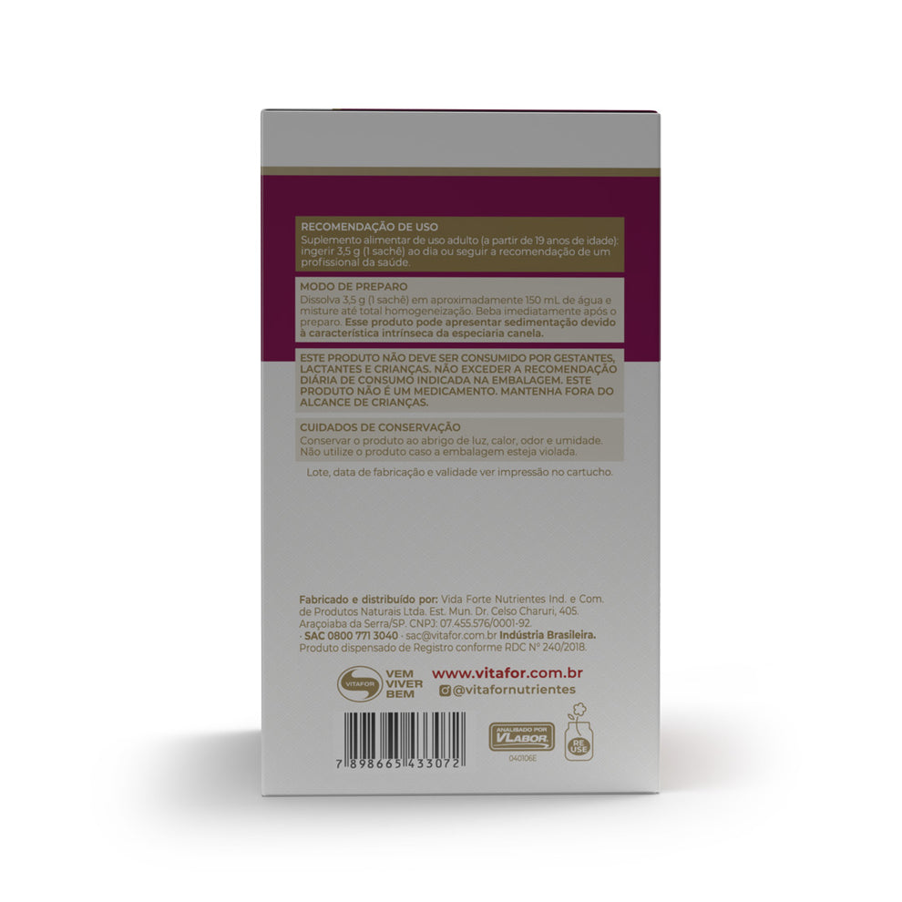 Vitafor Colagentek® Beauty Maçã Canela 30 Saquetas