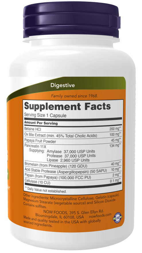Now Super Enzymes – 180 Comprimidos