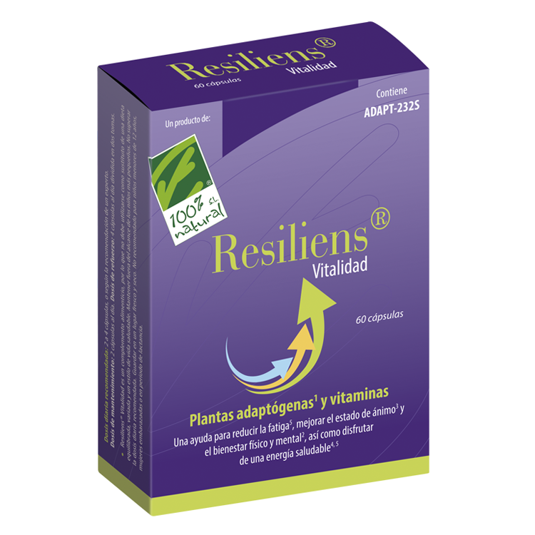 resiliens-vitalidade-60-capsulas-cien-por-cien-8437008750095