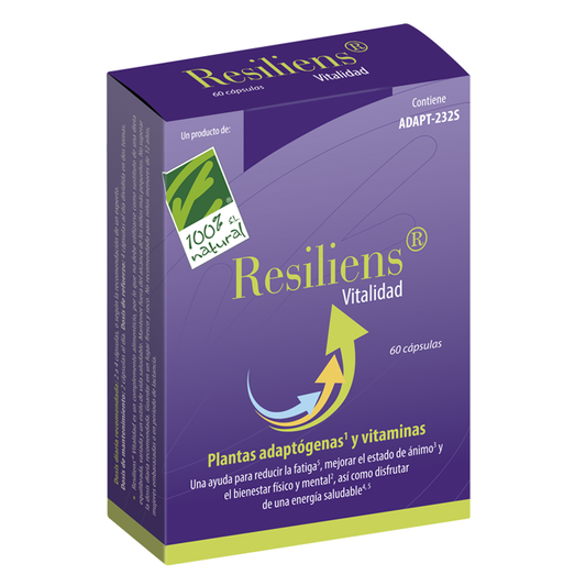 resiliens-vitalidade-60-capsulas-cien-por-cien-8437008750095