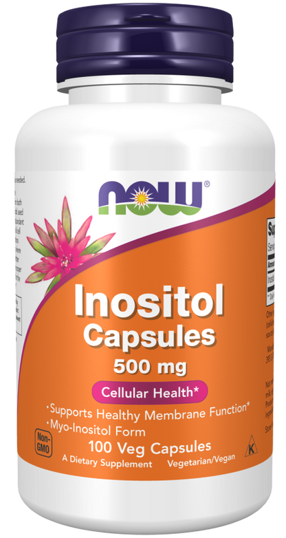 now-inositol-500-mg-100-capsulas-vegetais-733739004758