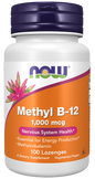 NOW Metil B‑12 1000 mcg - 100 Pastilhas