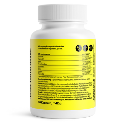Zein Pharma Ultra B Complexo + Biotina ‑ 90 Cápsulas