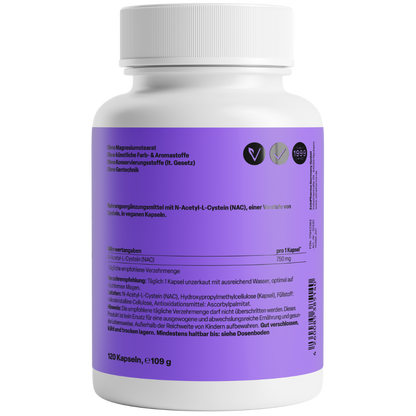Zein Pharma NAC 750 mg - 120 Cápsulas