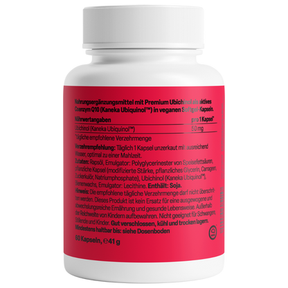 Zein Pharma Ubiquinol Coenzima Q10 50 mg - 60 Cápsulas