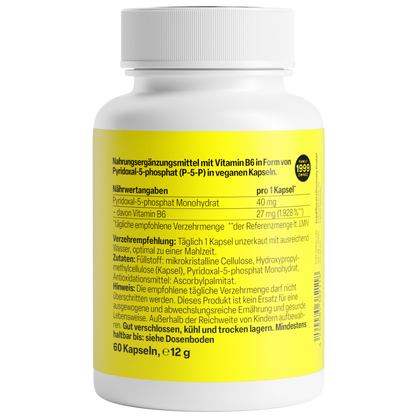 Zein PHARMA Vitamina B6 (P‑5‑P) 40 mg - 60 Cápsulas