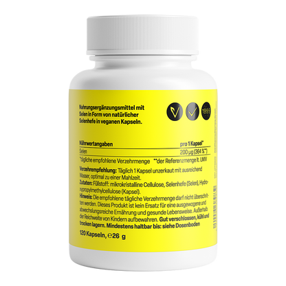 ZeinPharma Selénio 200 µg - 120 cápsulas