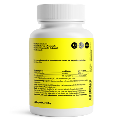 Magnésio Bisglicinato 375 mg - 120 Cápsulas