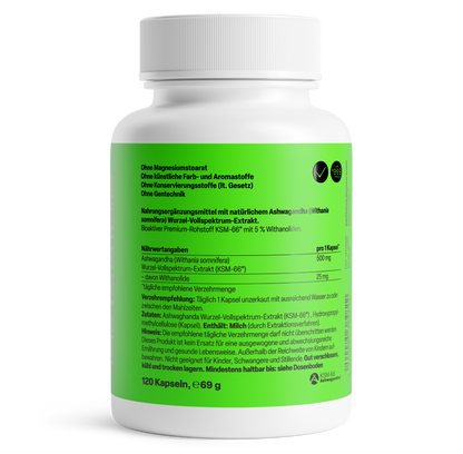 Zein Pharma Ashwagandha 500 mg - 60 Cápsulas