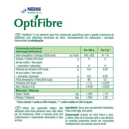 Nestlé OptiFibre Pó - 250 g