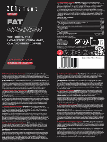 ZENement Fat Burner - 120 Cápsulas Vegan