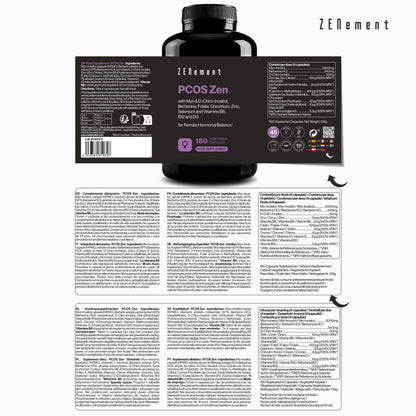 ZENement PCOS Zen - 180 Cápsulas Vegetarianas
