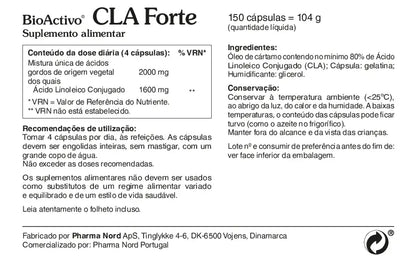 BioActivo CLA Forte 150 cápsulas