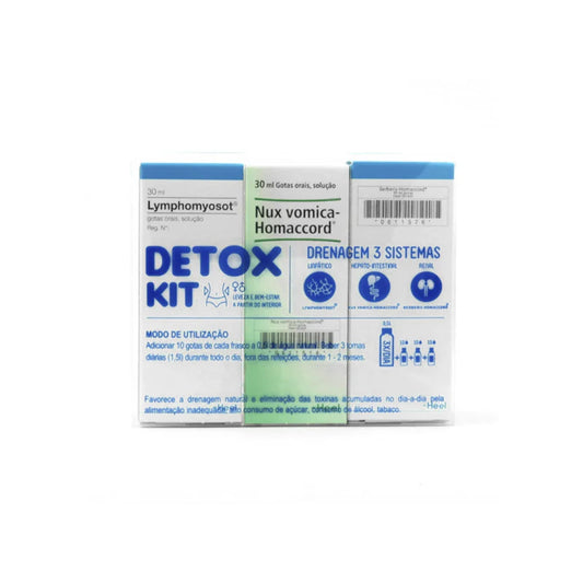 Heel Detox Kit (Berberis+Lymphomyosot+Nux Vomica) 3 x 30 ml