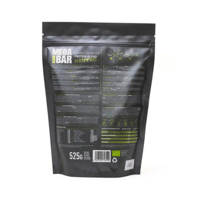 MEGARAWBAR Proteína em Pó Premium Neutra Bio - 525 g