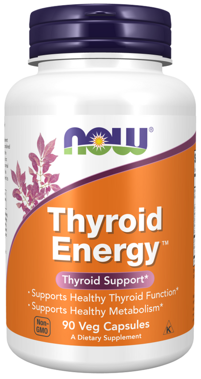 NOW Thyroid Energy - 90 Cápsulas Veg