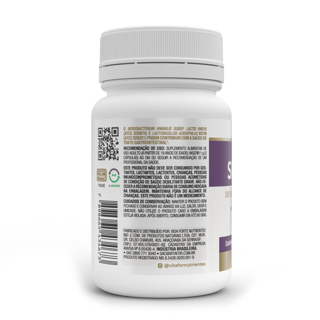 Vitafor Simcaps - 60 Cápsulas