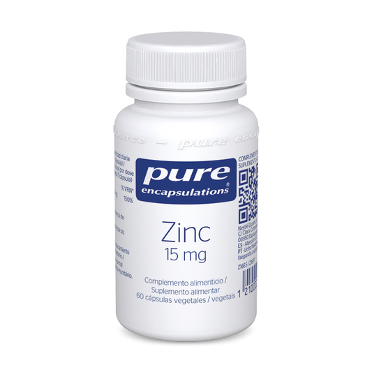 Pure Encapsulations Zinco 15 mg - 60 Cápsulas