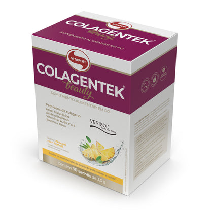 Vitafor Colagentek® Beauty Ananás Hortelã 30 Saquetas