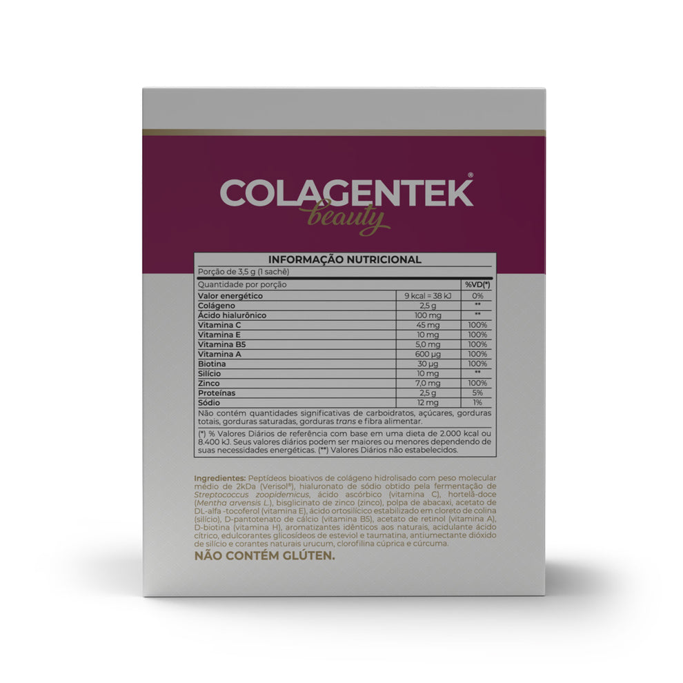 Vitafor Colagentek® Beauty Ananás Hortelã 30 Saquetas