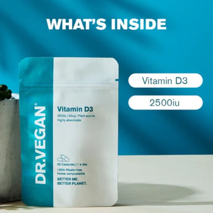 DR VEGAN Daily Vitamin D3 x 30