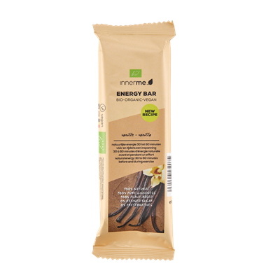 Innerme Barra Energética Baunilha Bio - 50 g (pack de 12 unidades)
