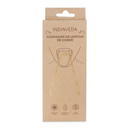 Raspador de Língua de Cobre Indiaveda